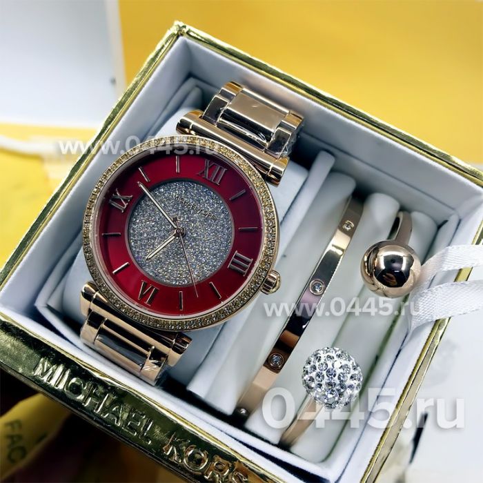 Часы Michael Kors - подарочный набор с браслетом (10204)