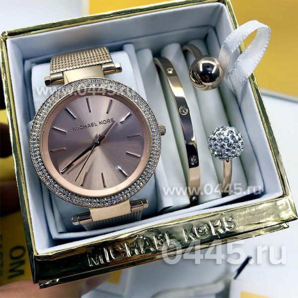 Часы Michael Kors - подарочный набор с браслетом (10208) Часы Michael Kors - подарочный набор с браслетом (10208)