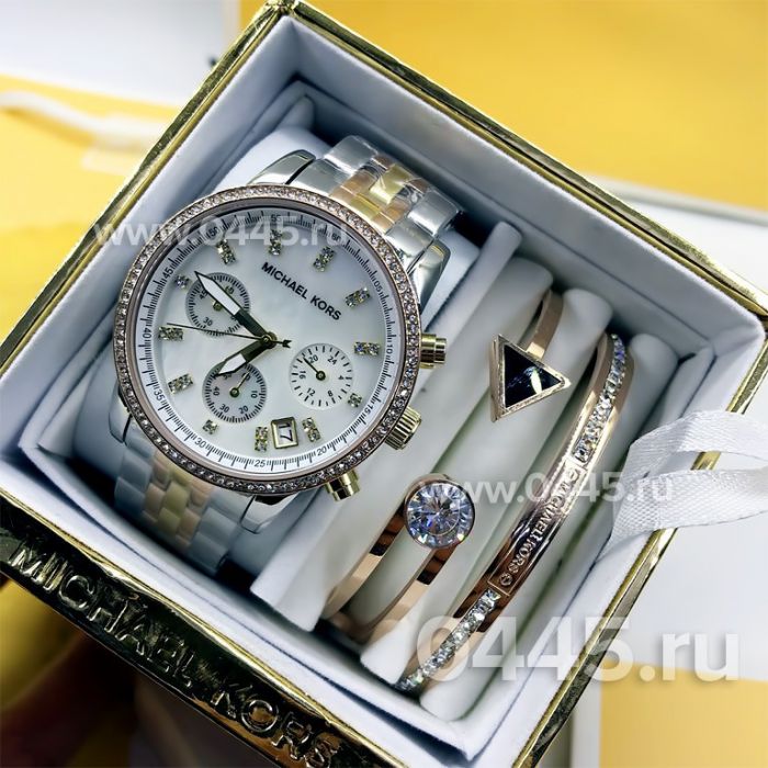 Часы Michael Kors - подарочный набор с браслетом (10210)