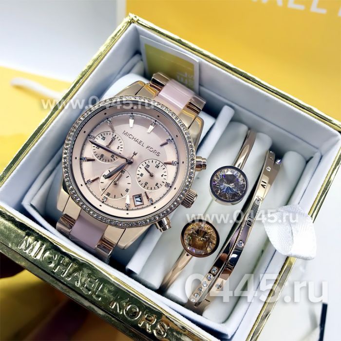 Часы Michael Kors - подарочный набор с браслетом (10213)