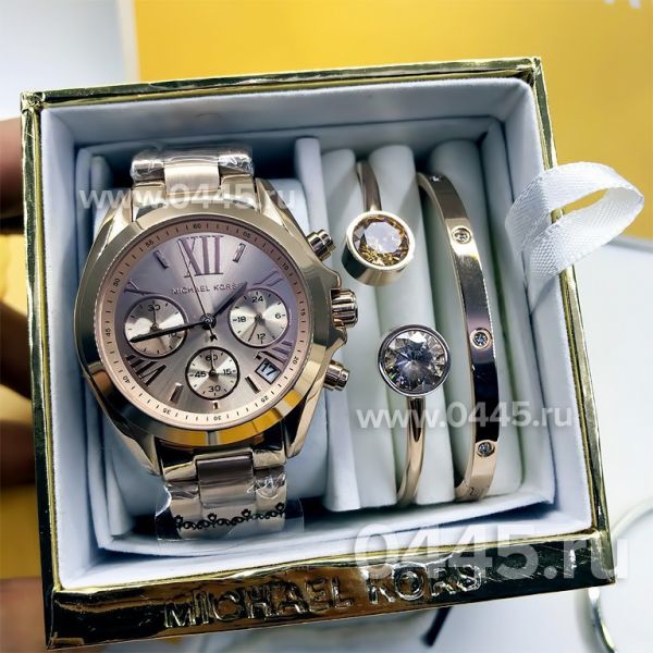Часы Michael Kors - подарочный набор с браслетом (10215) Часы Michael Kors - подарочный набор с браслетом (10215)