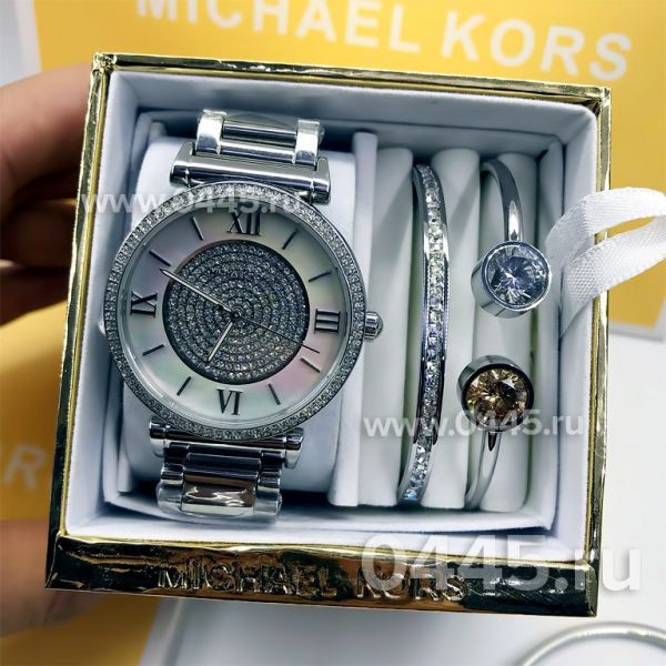 Часы Michael Kors - подарочный набор с браслетом (10225) Часы Michael Kors - подарочный набор с браслетом (10225)