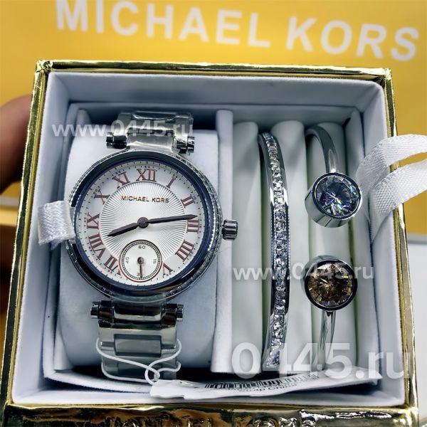 Часы Michael Kors - подарочный набор с браслетом (10227) Часы Michael Kors - подарочный набор с браслетом (10227)