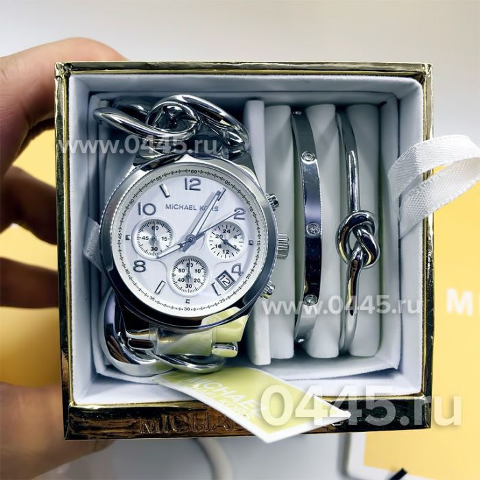 Часы Michael Kors - подарочный набор с браслетом (10228)