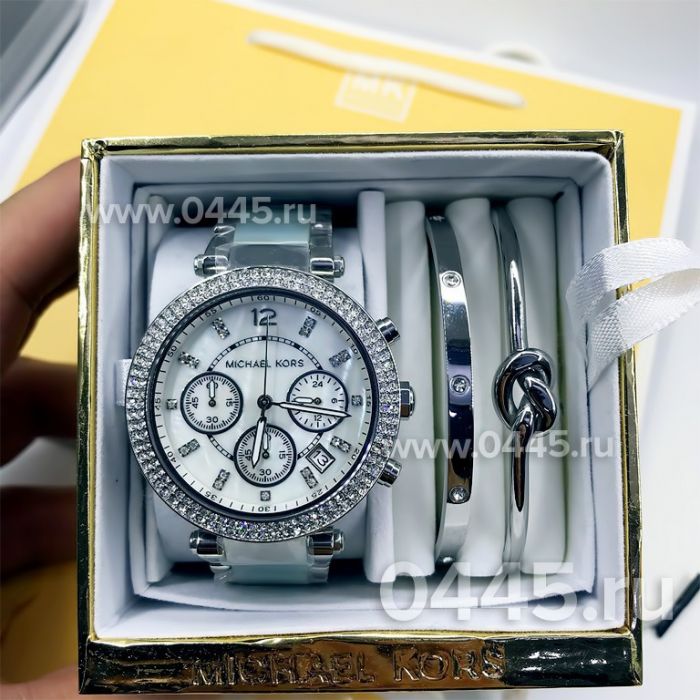Часы Michael Kors - подарочный набор с браслетом (10231)