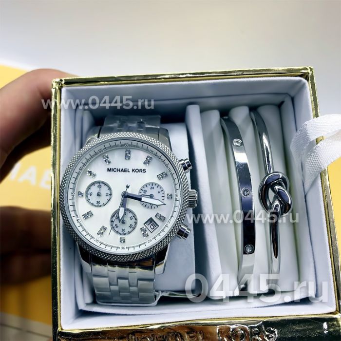Часы Michael Kors - подарочный набор с браслетом (10232)