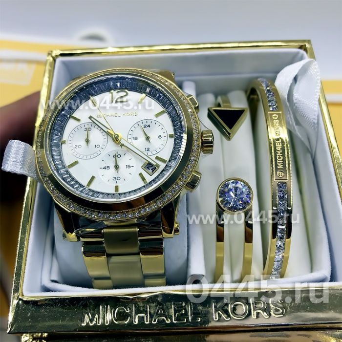 Часы Michael Kors - подарочный набор с браслетом (10237)