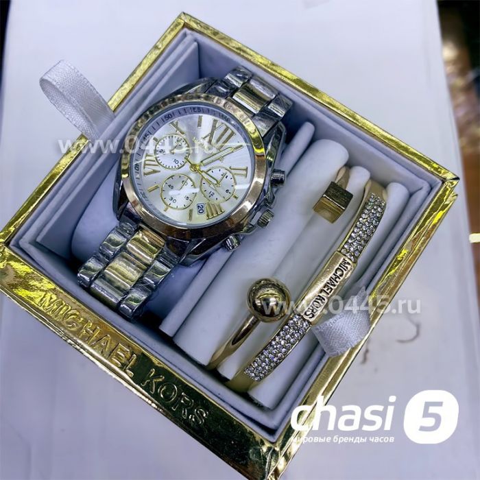 Часы Michael Kors - подарочный набор с браслетом (13409)