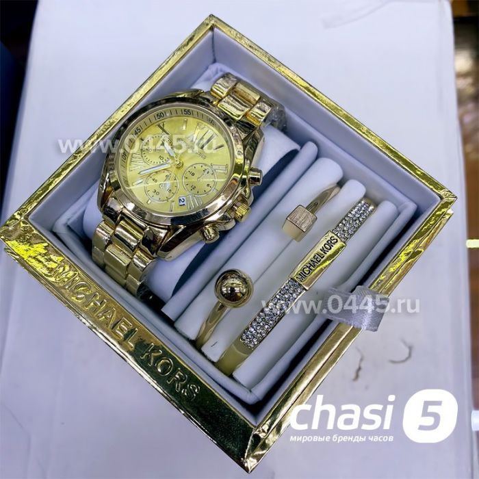 Часы Michael Kors - подарочный набор с браслетом (13411)