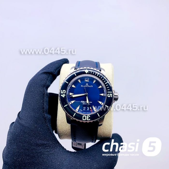 Часы Blancpain Fifty Fathoms Blue Dial Stainless (14462)