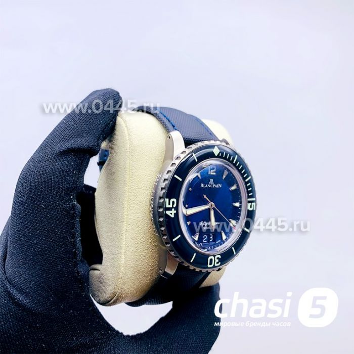 Часы Blancpain Fifty Fathoms Blue Dial Stainless (14462)