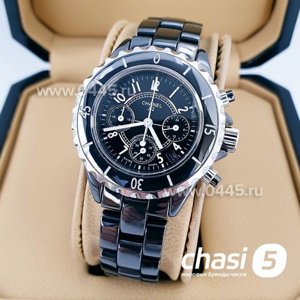 Часы Chanel J12 Chronograph Black (14764) Часы Chanel J12 Chronograph Black (14764)