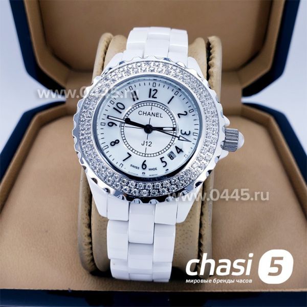 Часы Chanel J12 Diamonds White small (01515) Часы Chanel J12 Diamonds White small (01515)