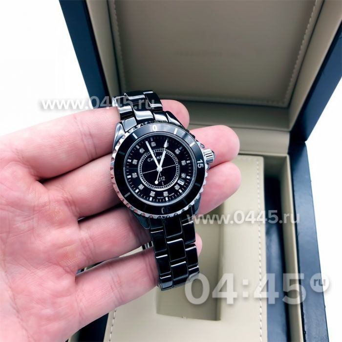 Часы Chanel J12 Black (01531)