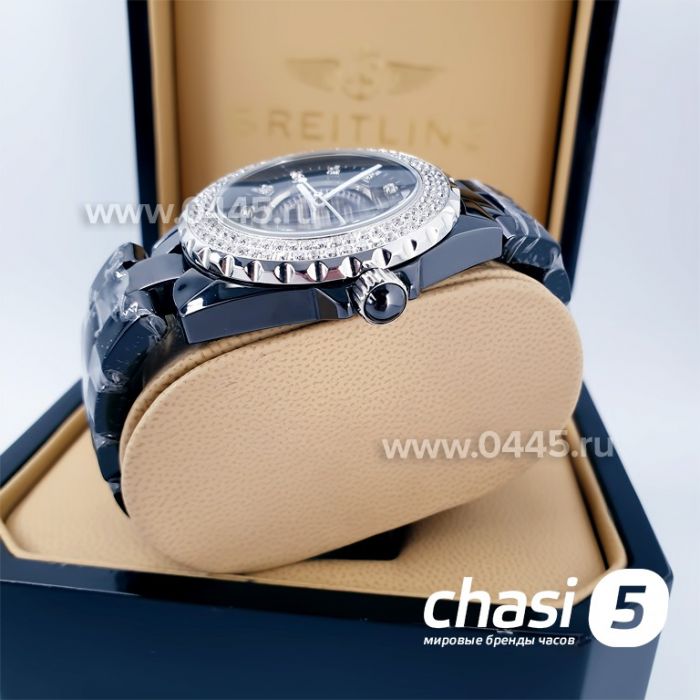Часы Chanel J12 Diamonds Black (01535)