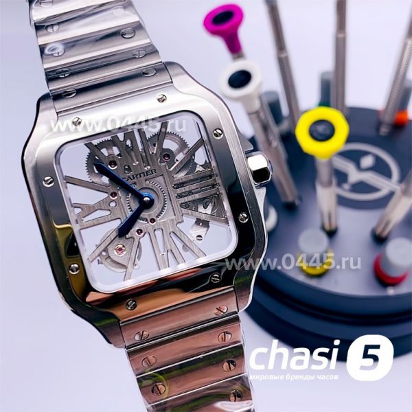 Часы Cartier Santos Dumont СКЕЛЕТОН - Дубликат (15363) Часы Cartier Santos Dumont СКЕЛЕТОН - Дубликат (15363)