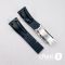 Каучуковый Ремешок с клипсой Rolex 20мм - черный (16834)