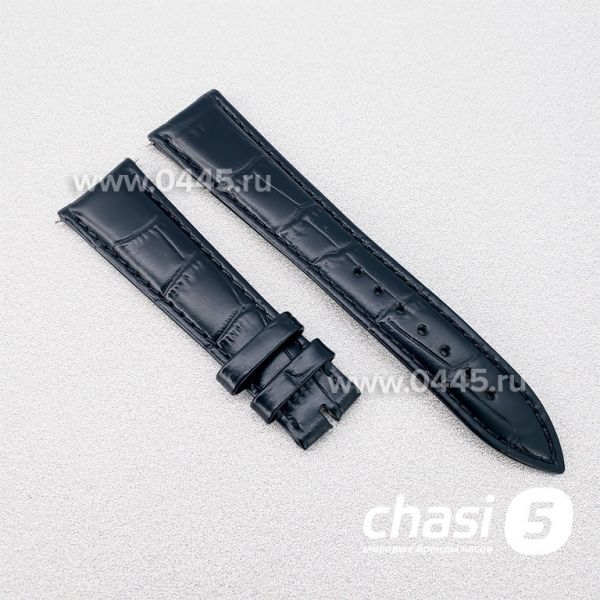 Кожаный Ремешок Ulysse Nardin черный (16845)