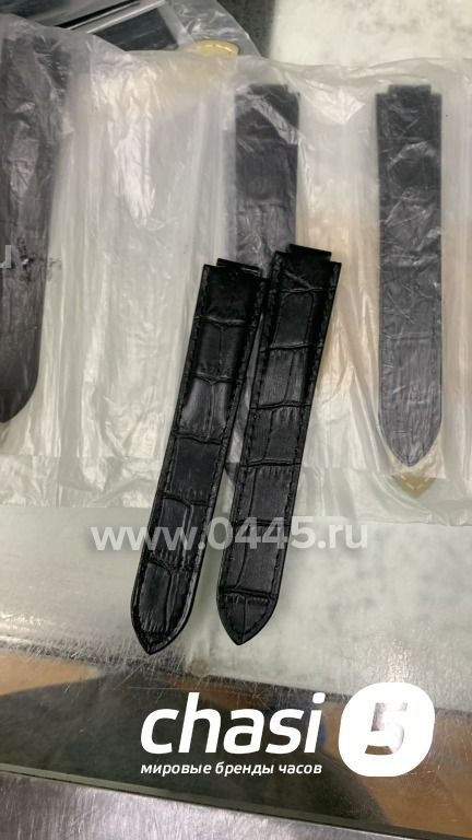 Ремешок Cartier мужской черный (18183)