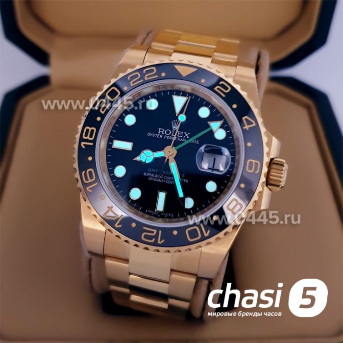 Часы Rolex GMT Master II Black Ceramic Bezel - Дубликат (20292)