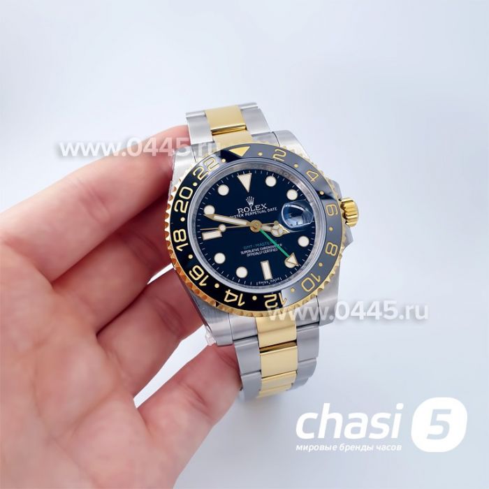 Часы Rolex GMT Master II Black Ceramic Bezel - Дубликат (20293)