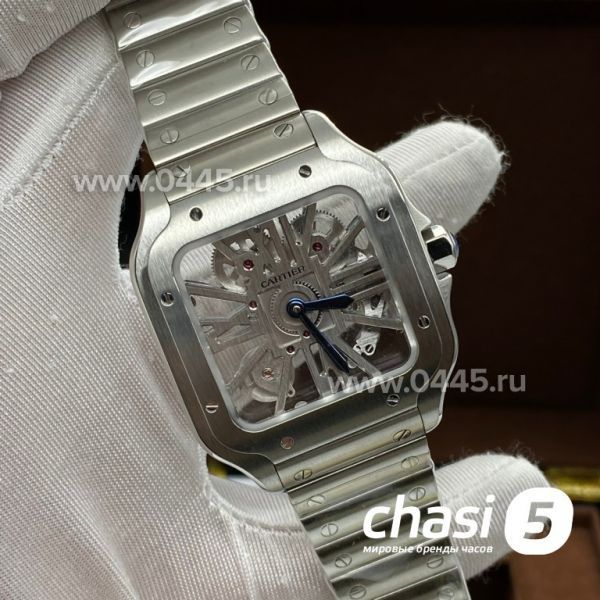 Часы Cartier Santos Dumont СКЕЛЕТОН - Дубликат (20373) Часы Cartier Santos Dumont СКЕЛЕТОН - Дубликат (20373)