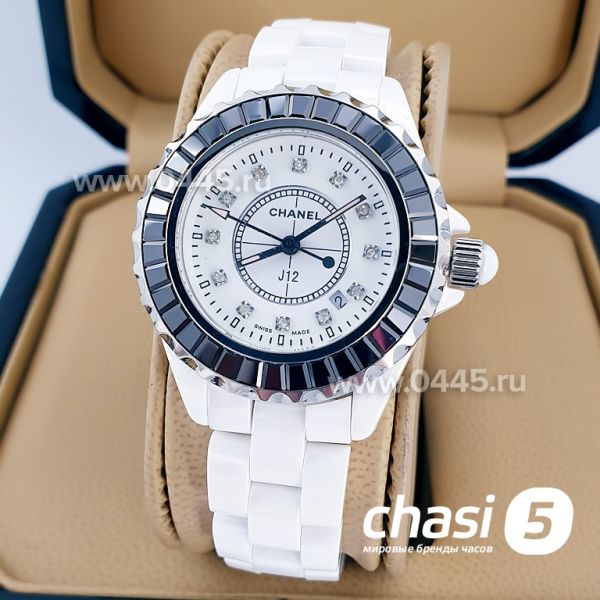 Часы Chanel J12 Diamonds White small (00314) Часы Chanel J12 Diamonds White small (00314)