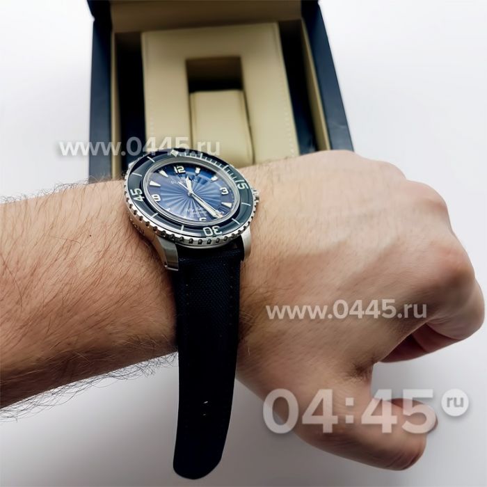 Часы Blancpain Fifty Fathoms Blue Dial Stainless (07874)