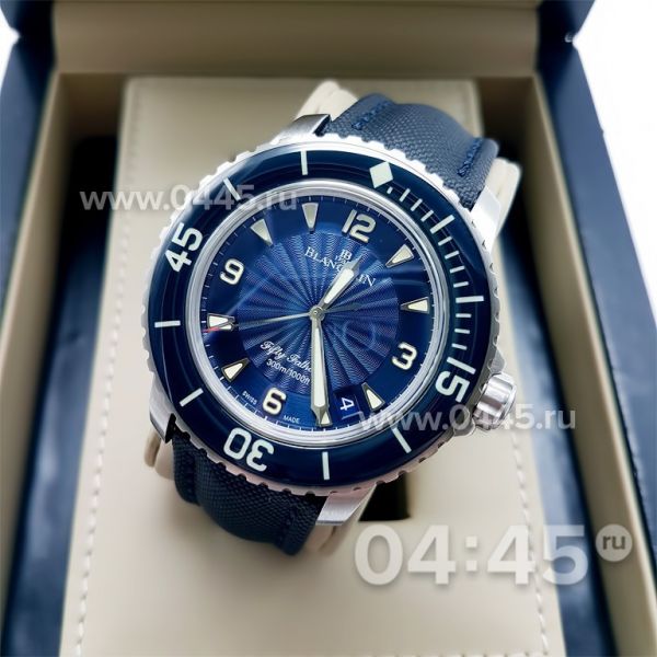 Часы Blancpain Fifty Fathoms Blue Dial Stainless (07874) Часы Blancpain Fifty Fathoms Blue Dial Stainless (07874)