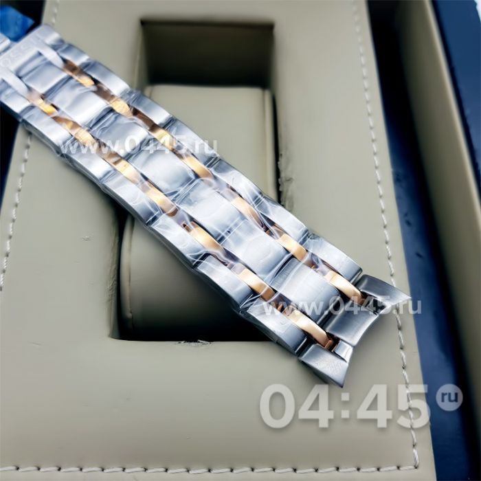 Браслет для часов Tissot Couturier серебристый золотистый (08326)