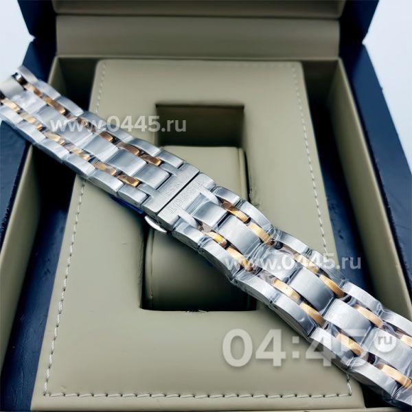 Браслет для часов Tissot Couturier серебристый золотистый (08326)