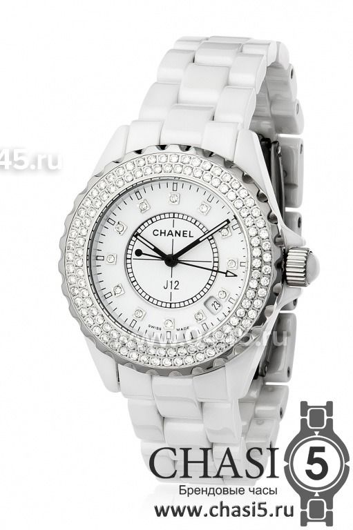 Часы Chanel J12 Diamonds White (00916) Часы Chanel J12 Diamonds White (00916)