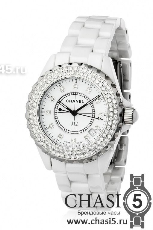 Часы Chanel J12 Diamonds White (00916)