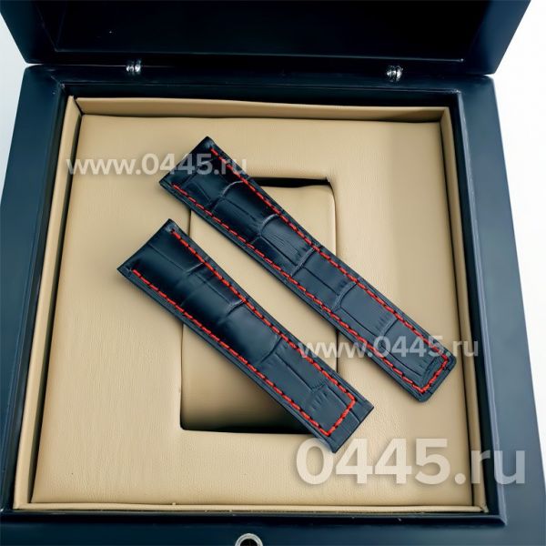 Ремешок Tag Heuer без клипсы черный (09869)