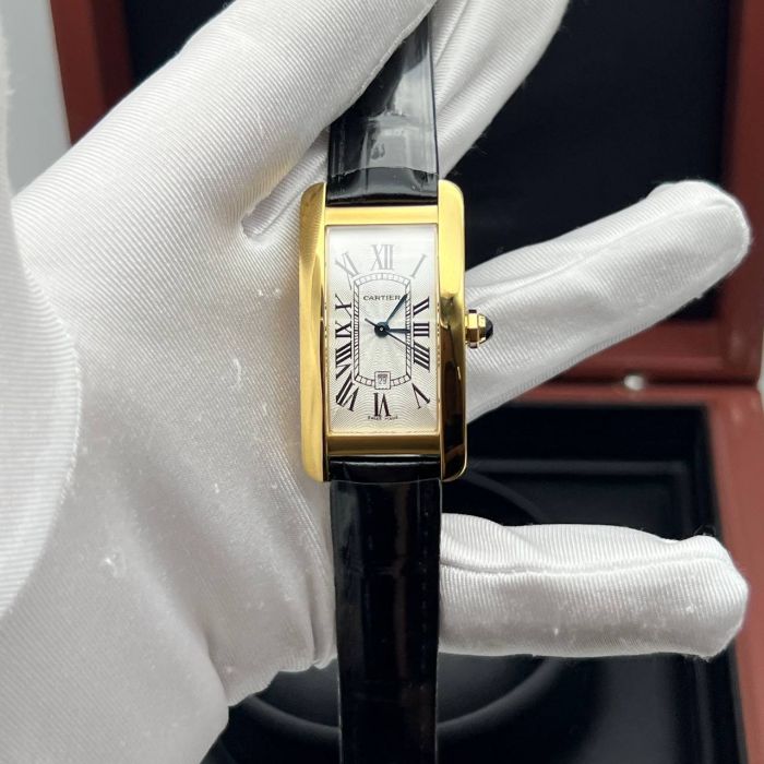 Часы Cartier Tank Americaine - Дубликат (725584)
