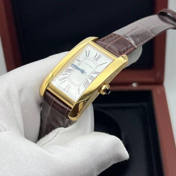 Часы Cartier Tank Americaine - Дубликат (725581)