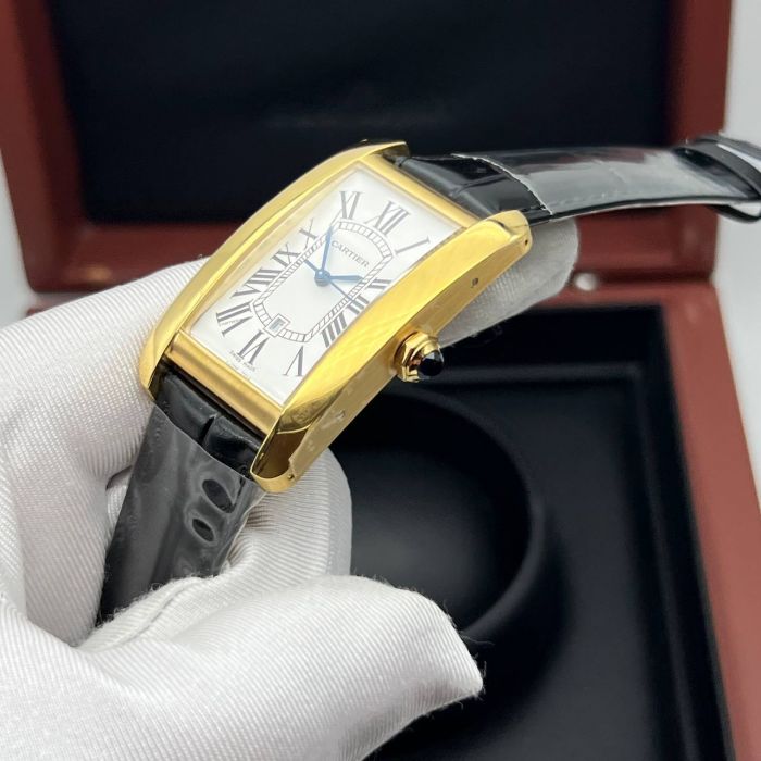 Часы Cartier Tank Americaine - Дубликат (725580)
