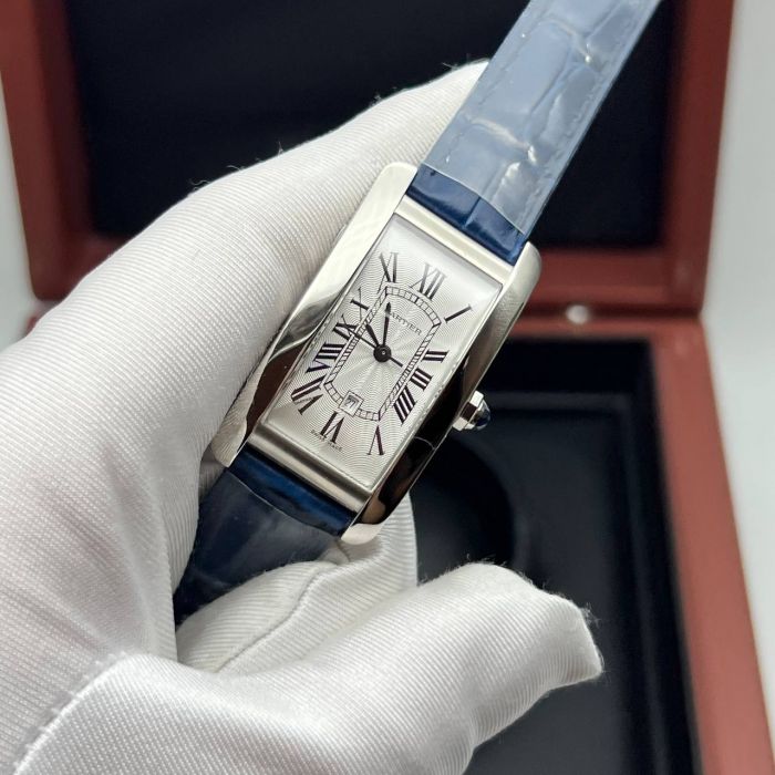 Часы Cartier Tank Americaine - Дубликат (725586)