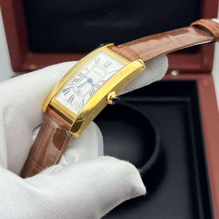 Часы Cartier Tank Americaine - Дубликат (725583)