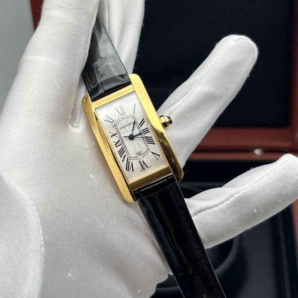 Часы Cartier Tank Americaine - Дубликат (725584)